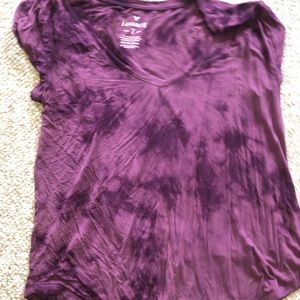 Maroon Tiedye American Eagle favorite tshirt